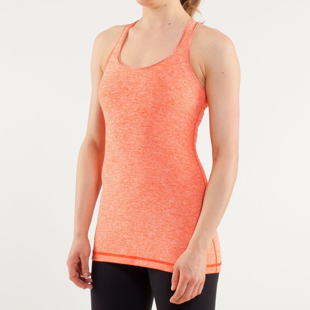 lululemon DaZzliNG🧡 orange cool racerback CRB RAR